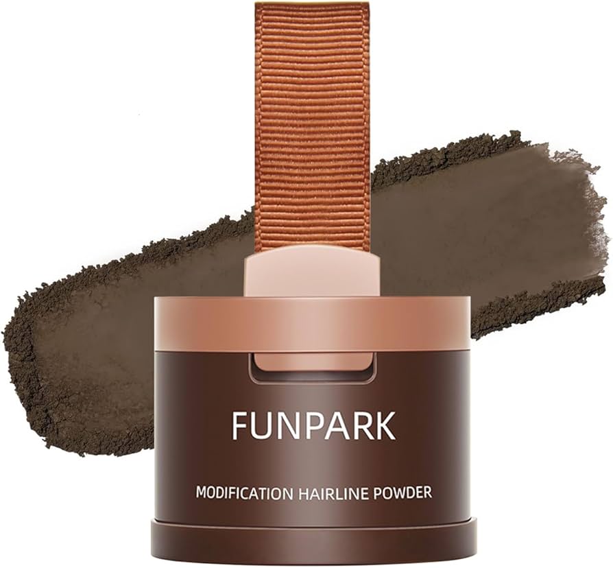 Amazon | ポンポンヘアシャドウ ダークブラウン/ウォータープルーフ/小