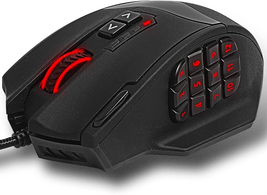 Amazon | RED SAMURAI ゲーミングマウス 有線 マウス 16400dpi 1000Hz