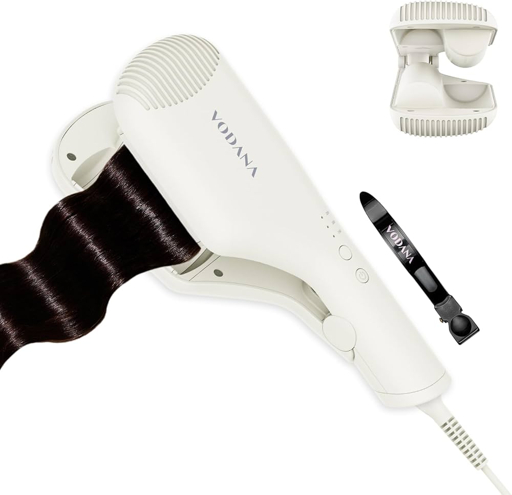 Amazon.com: VODANA Compact Triple Flow Hair Waver - Portable
