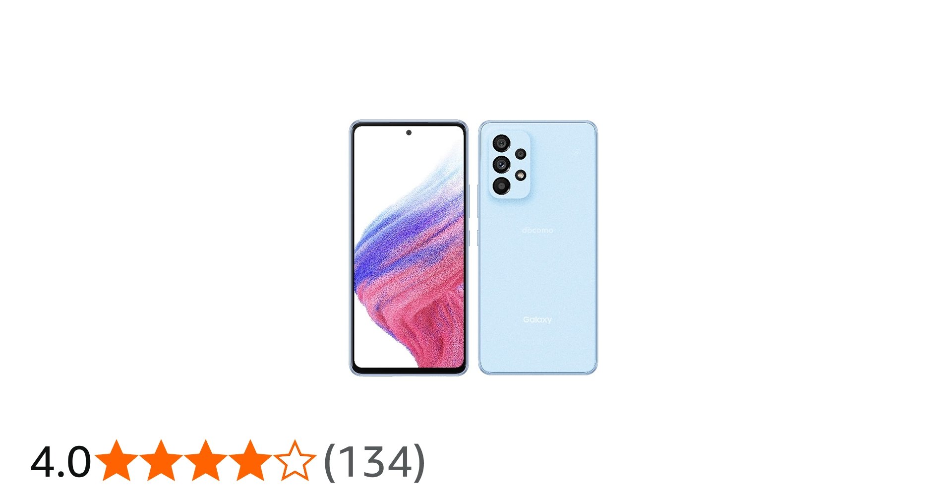 GalaxyA535GSC-53CオーサムブルーSIMフリー ケースフィルム付き Amazon