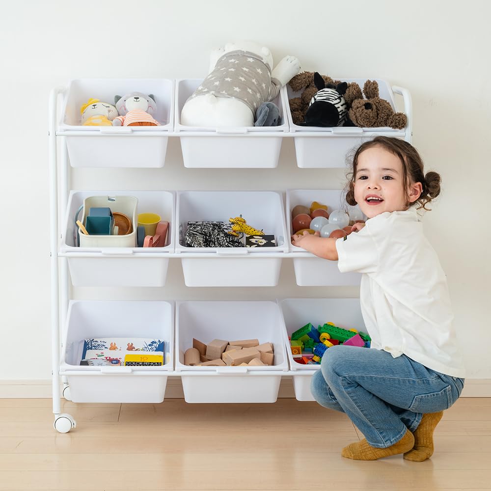 Amazon.co.jp: Nebio(ネビオ)おもちゃ箱 片付けが楽しくなる