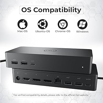 Amazon.com: UD22 Dell Docking Station Dual Monitor Bundle - USB-C