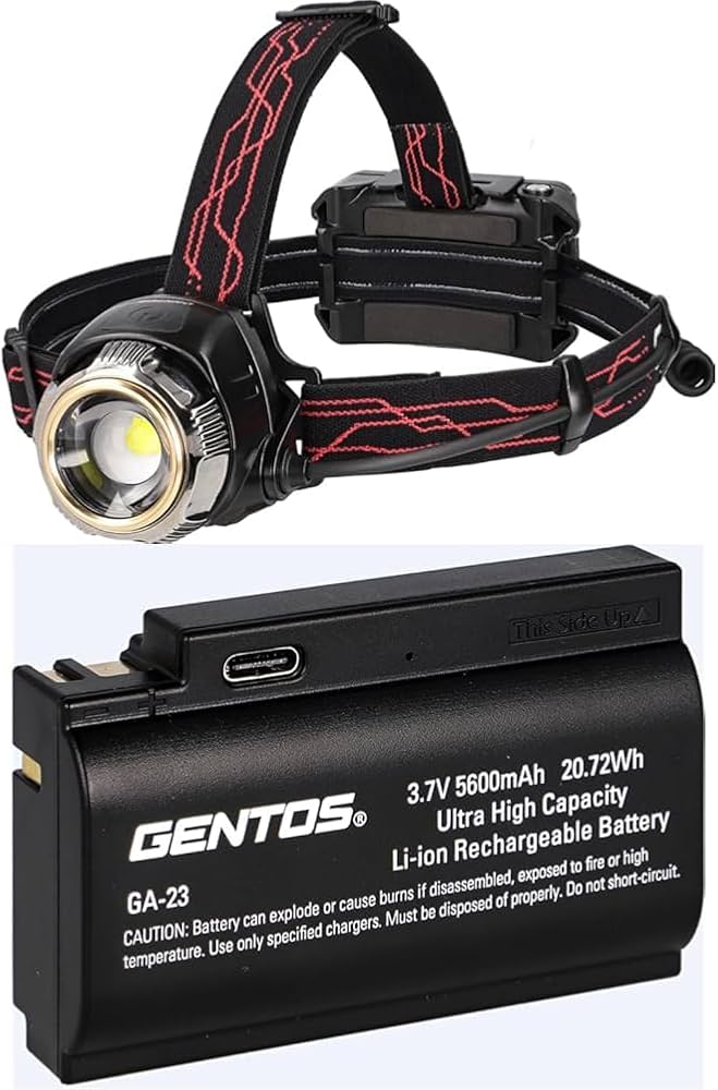 Amazon.co.jp: 【セット買い】 GENTOS(ジェントス) LED ヘッドライト