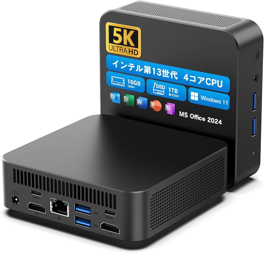 Amazon.co.jp: ミニpc インテル N95 mini pc Windows11 Pro office2024