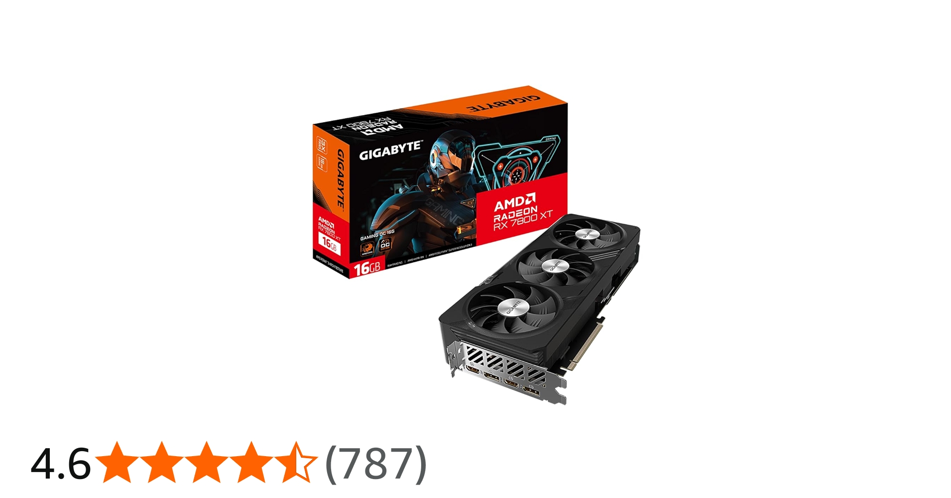 Amazon | Gigabyte Radeon RX 7800 XT GAMING OC 16GB グラフィック