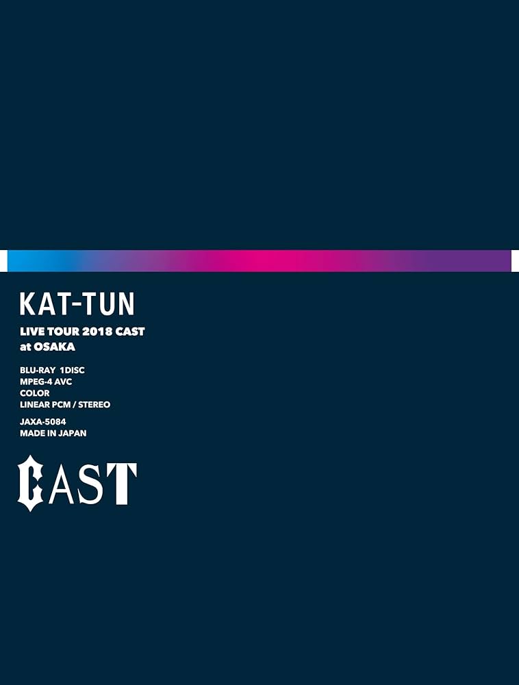Amazon.co.jp: KAT-TUN LIVE TOUR 2018 CAST (Blu-ray完全生産限定盤