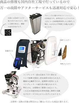 Amazon | O2Recovery 高濃度酸素発生器 MINI OC-1T 90パーセント 1L