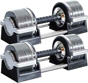 Amazon | Y&Y 可変式 ダンベル1kg刻み 32kg アジャスタブルダンベル