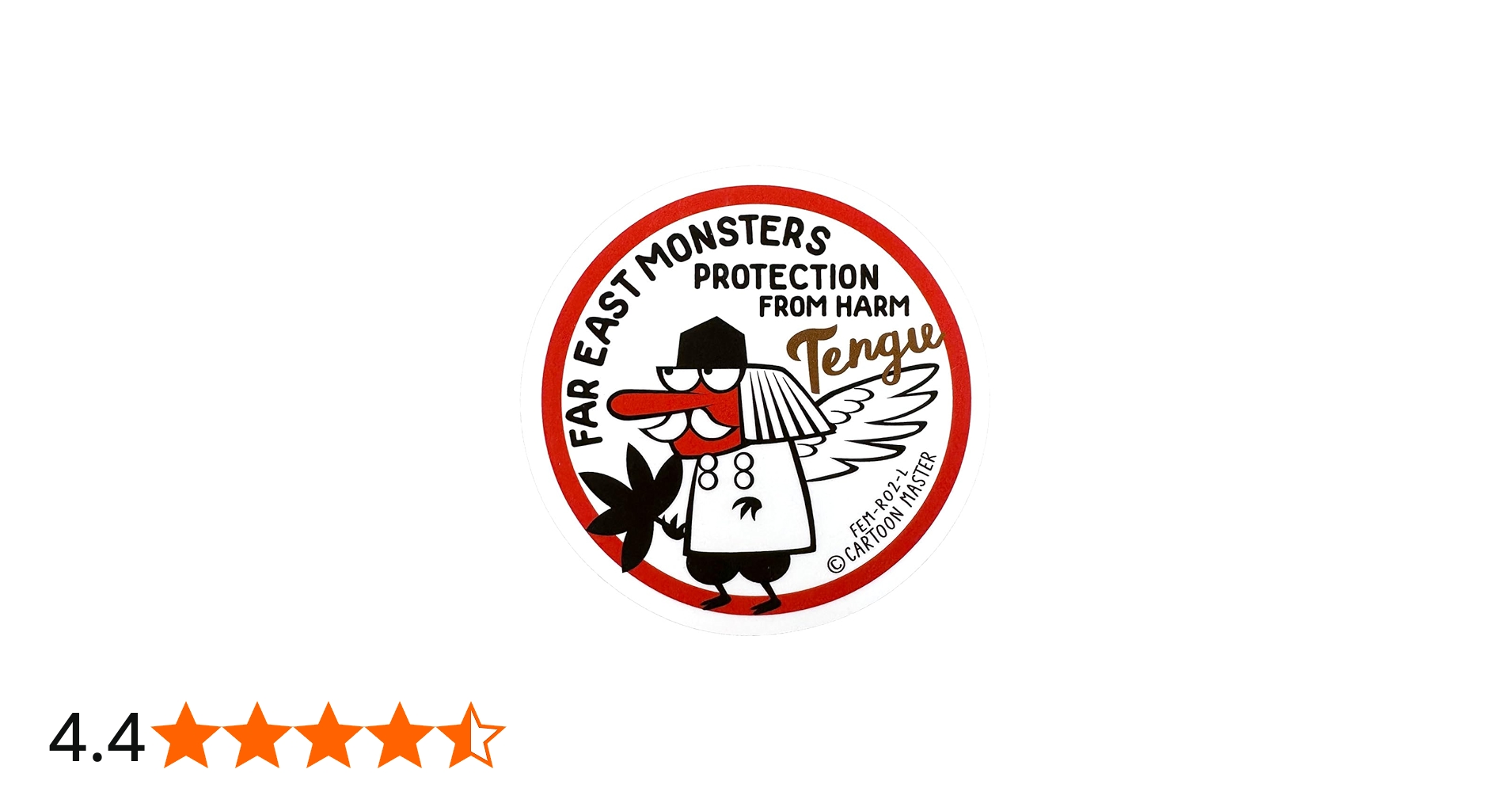 Amazon.co.jp: FAR EAST MONSTERS ステッカー/ [TENGU 天狗] FEM-R02-L