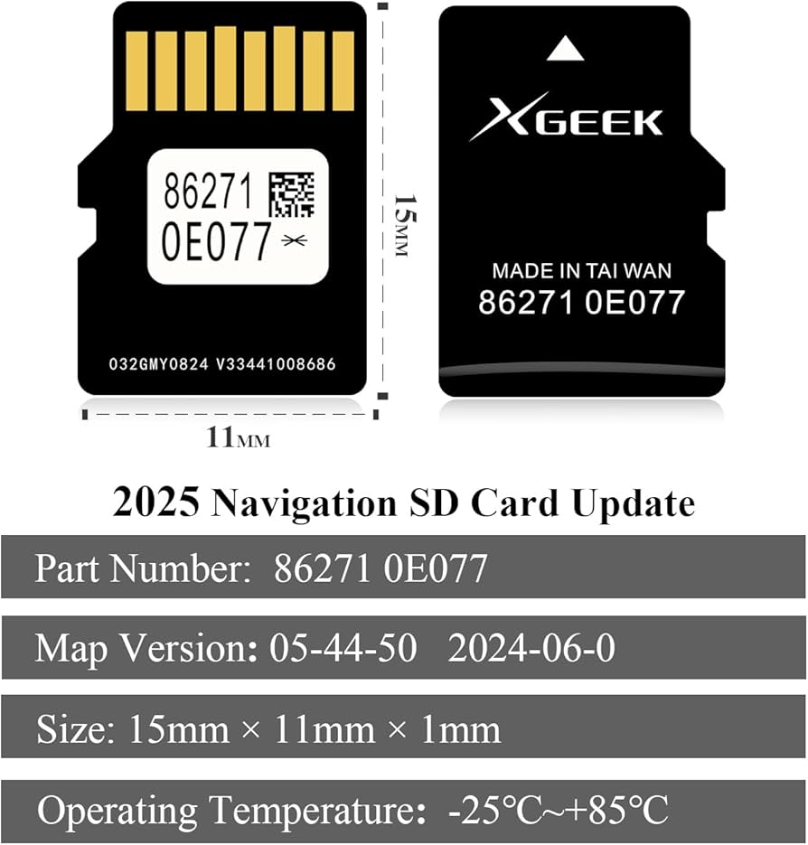 Amazon.com: XGEEK 2025 Latest Navigation SD Card Map Update