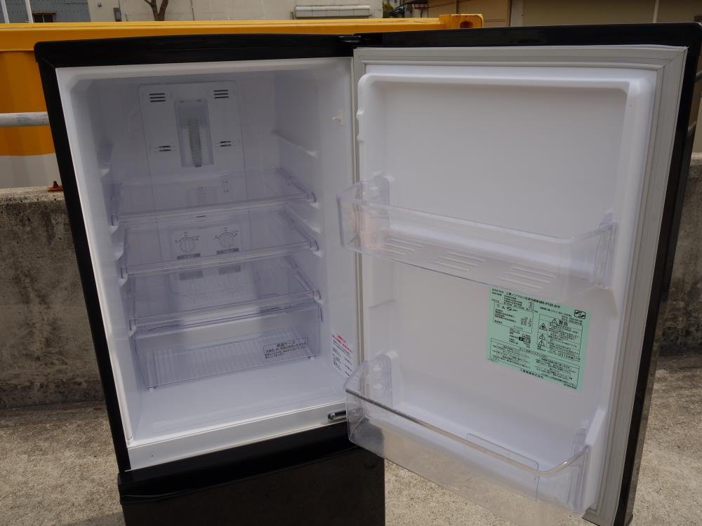 Amazon.co.jp: 三菱 146L 2ドア冷蔵庫（サファイアブラック