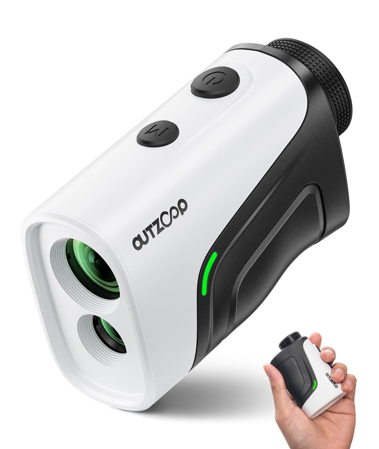 Amazon.co.jp: OUTZOOP ゴルフレーザー距離計 B1000F LCD黒表示 3点間