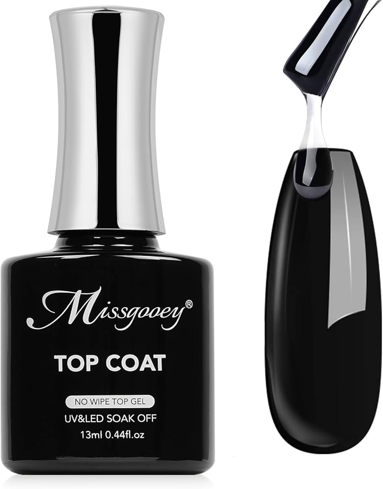 Amazon | Missgooey ジェルネイル トップコート ノンワイプトップ