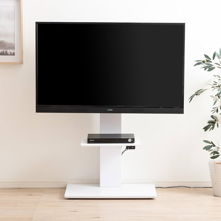 Amazon｜タンスのゲン テレビスタンド 電動【上下/左右首振り】32～65