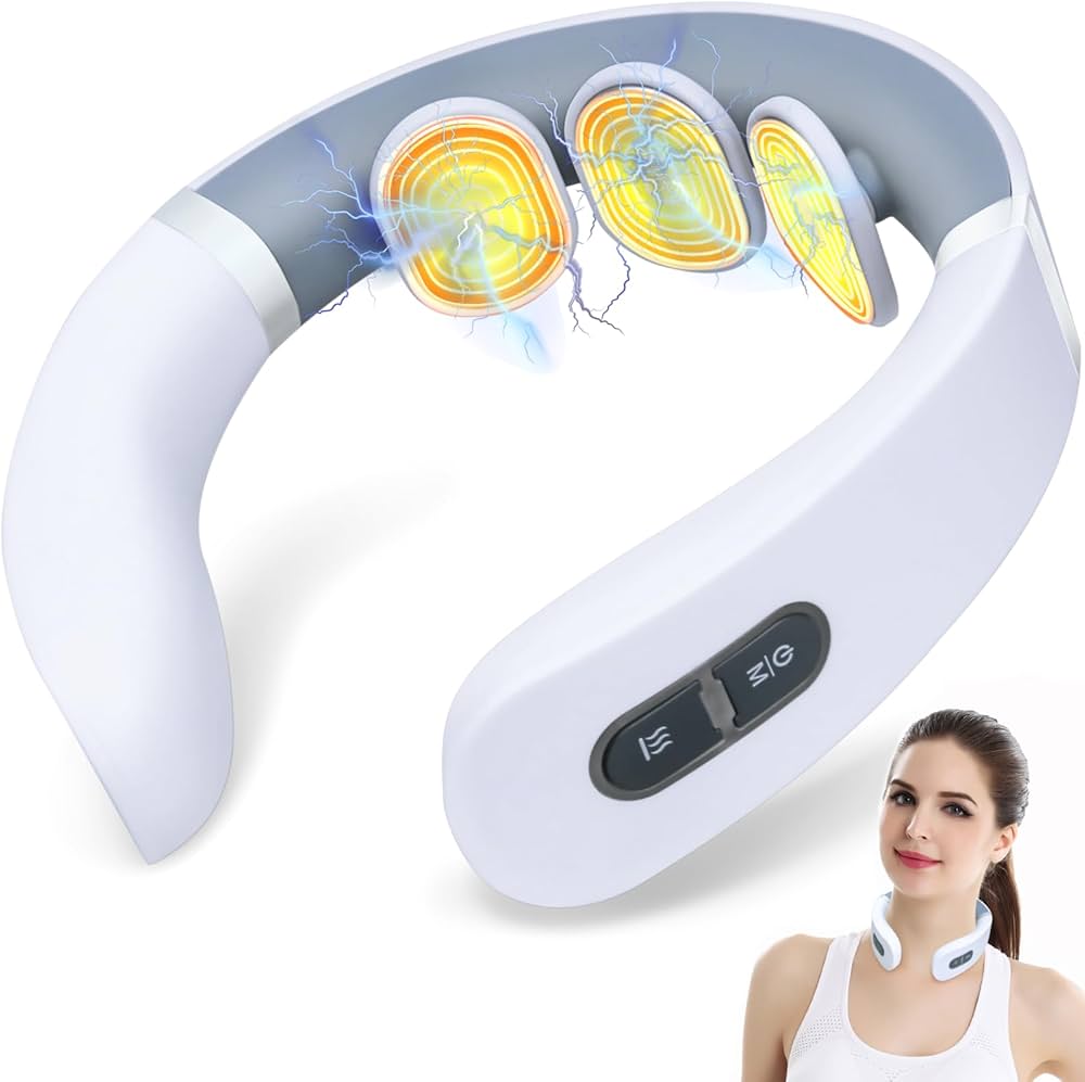 Amazon.com: Auxoliev EMS Neck Massager for Pain Relief Deep Tissue