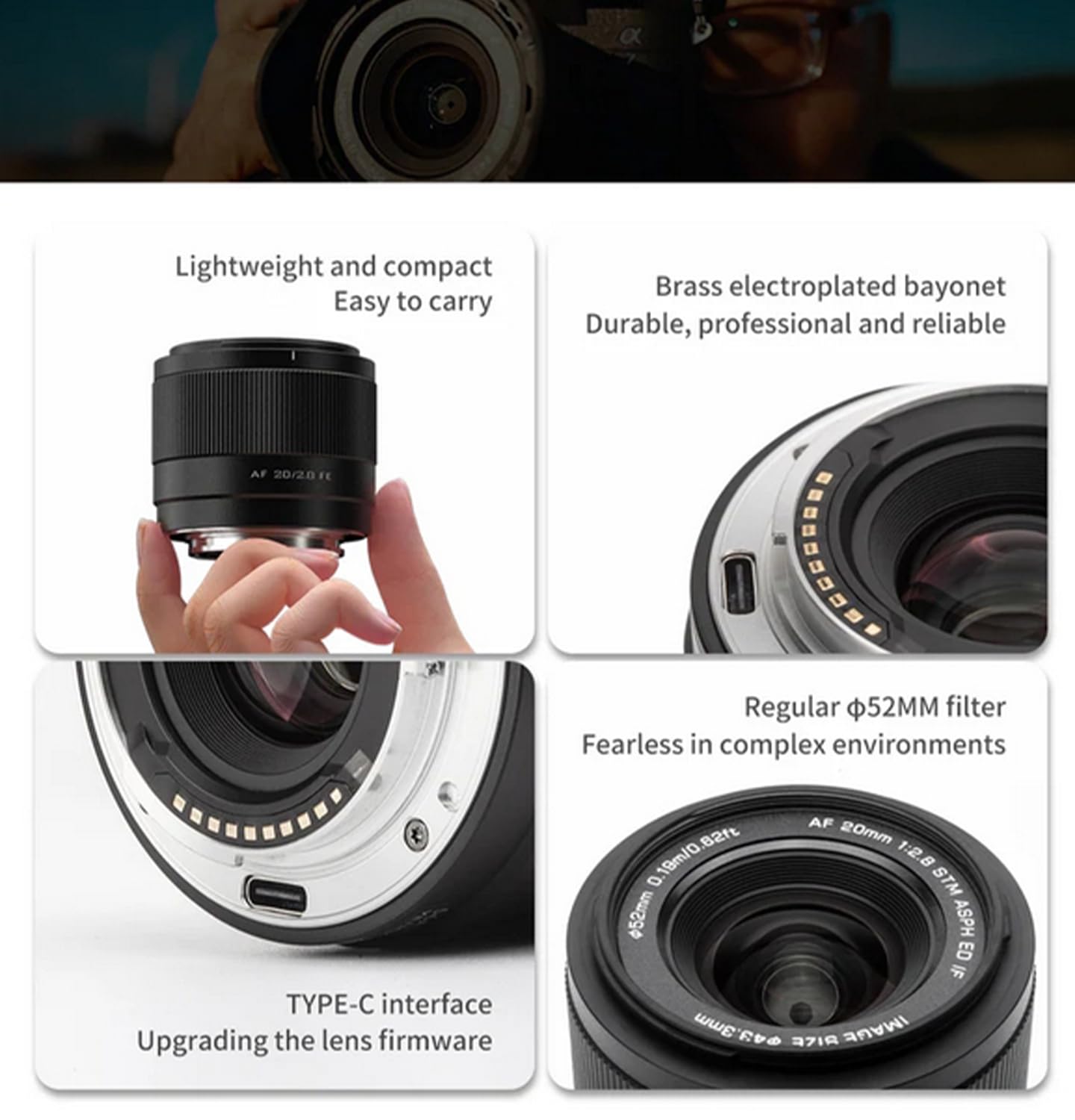 Amazon.co.jp: VILTROXレンズ (AF 20mm F2.8 Air Z) : 家電＆カメラ