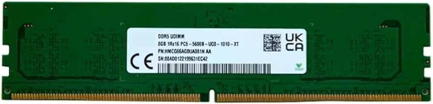 SK Hyn(Hynix) Original 8GB (1x8GB) DDR5 5600MHz (or 4800MHz PC5