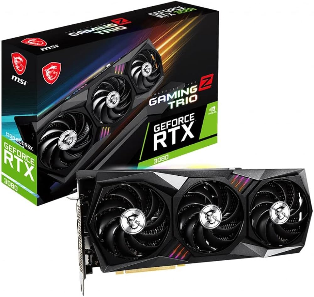 Amazon | MSI GeForce RTX 3080 GAMING Z TRIO 12G LHR グラフィックス