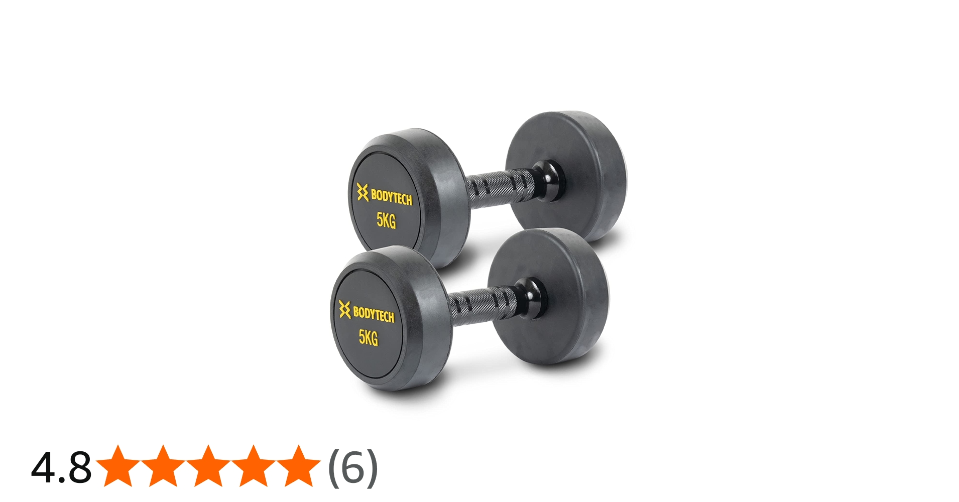 Amazon | ボディテック(Bodytech) PUダンベル 5kg 2個セット dumbell