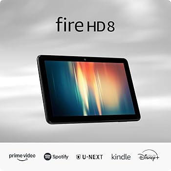 Amazon.co.jp: Fire HD 8 - 32GB (2024年発売) + Kindle Unlimited（3