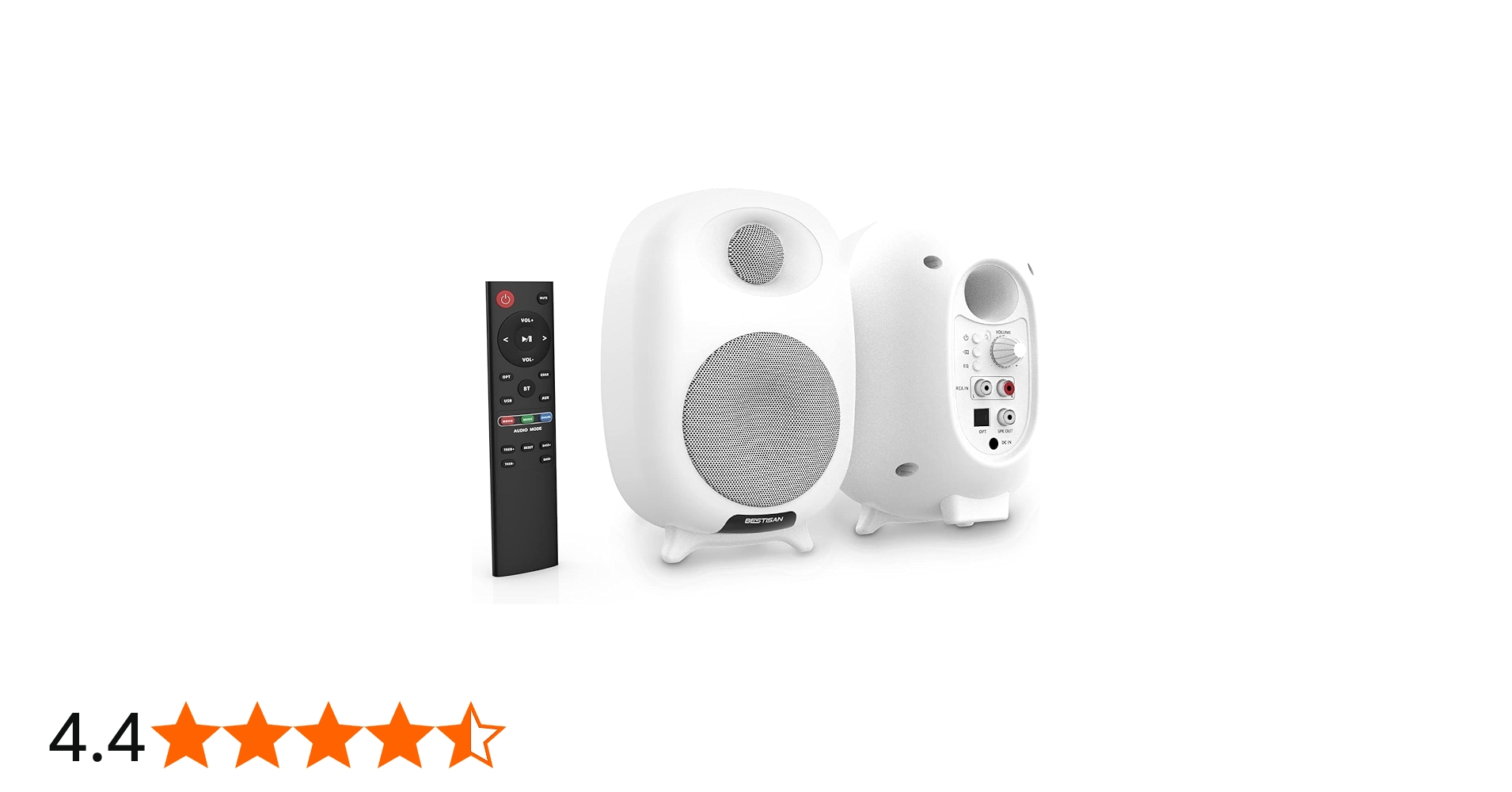 Amazon.co.jp: BESTISAN ブックシェルフスピーカー アクティブ