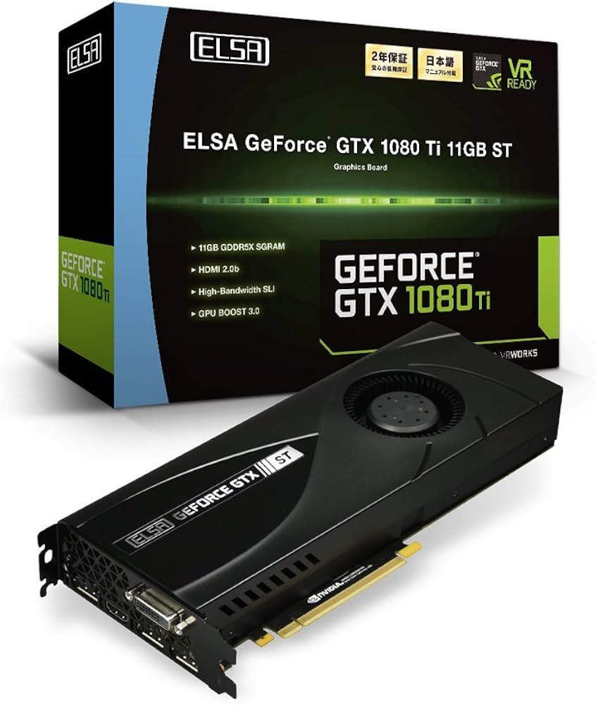 Amazon | ELSA GeForce GTX 1080 Ti 11GB ST グラフィックスボード