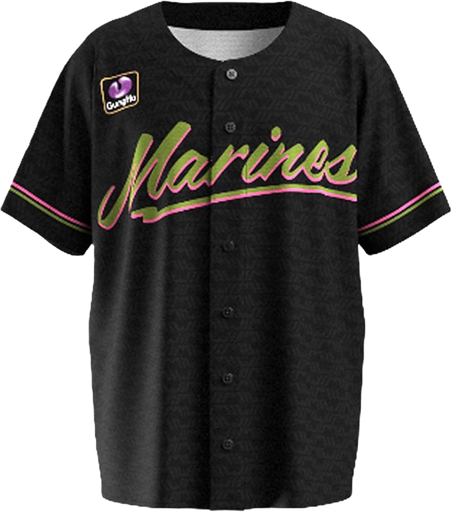 Amazon.co.jp: 千葉ロッテ マリーンズ ユニフォーム 2024 ブラック