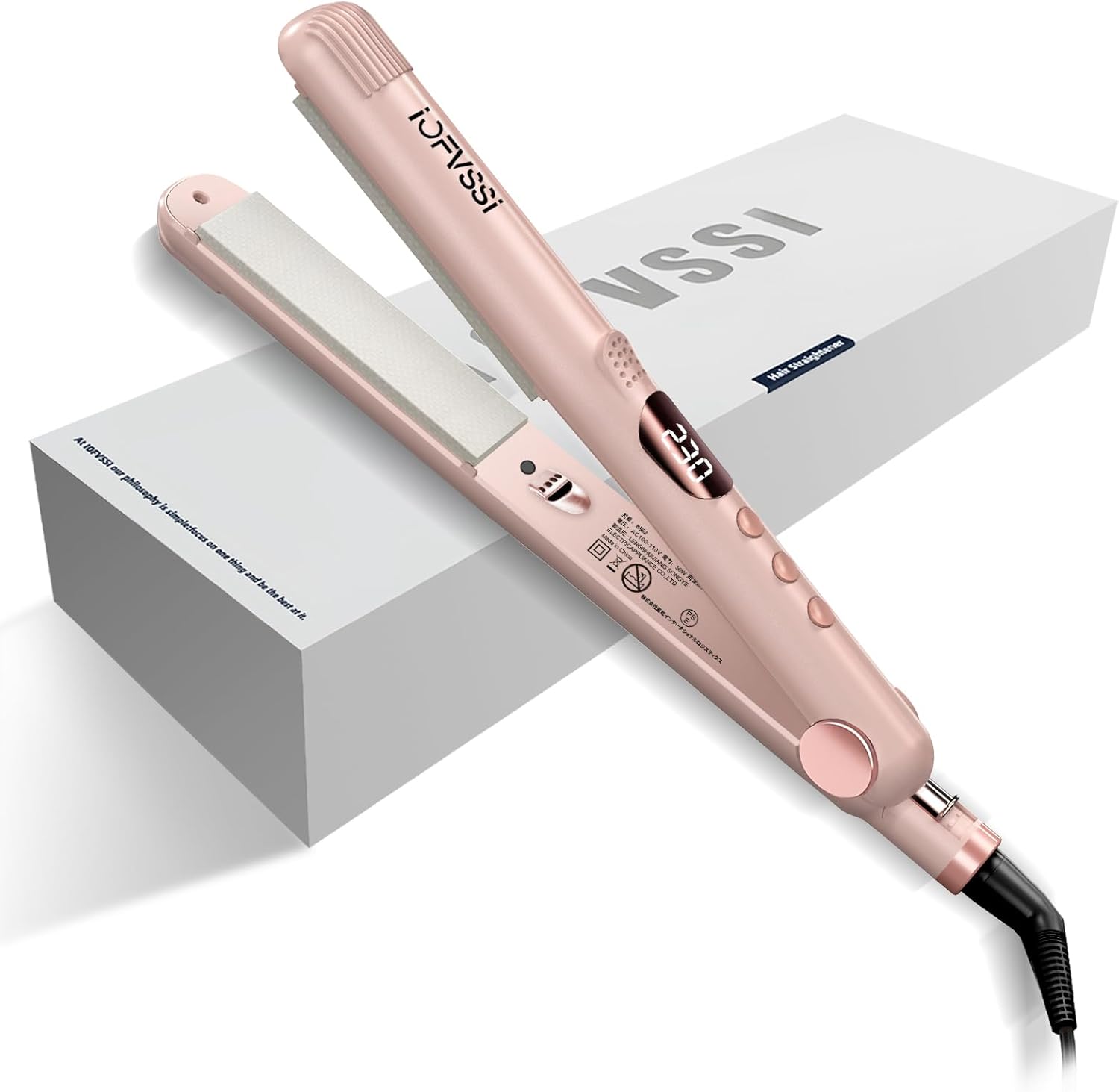 KOIZUMI ヘアアイロン サロンセンス300 KHR-7610/W 新品 Amazon.co.jp