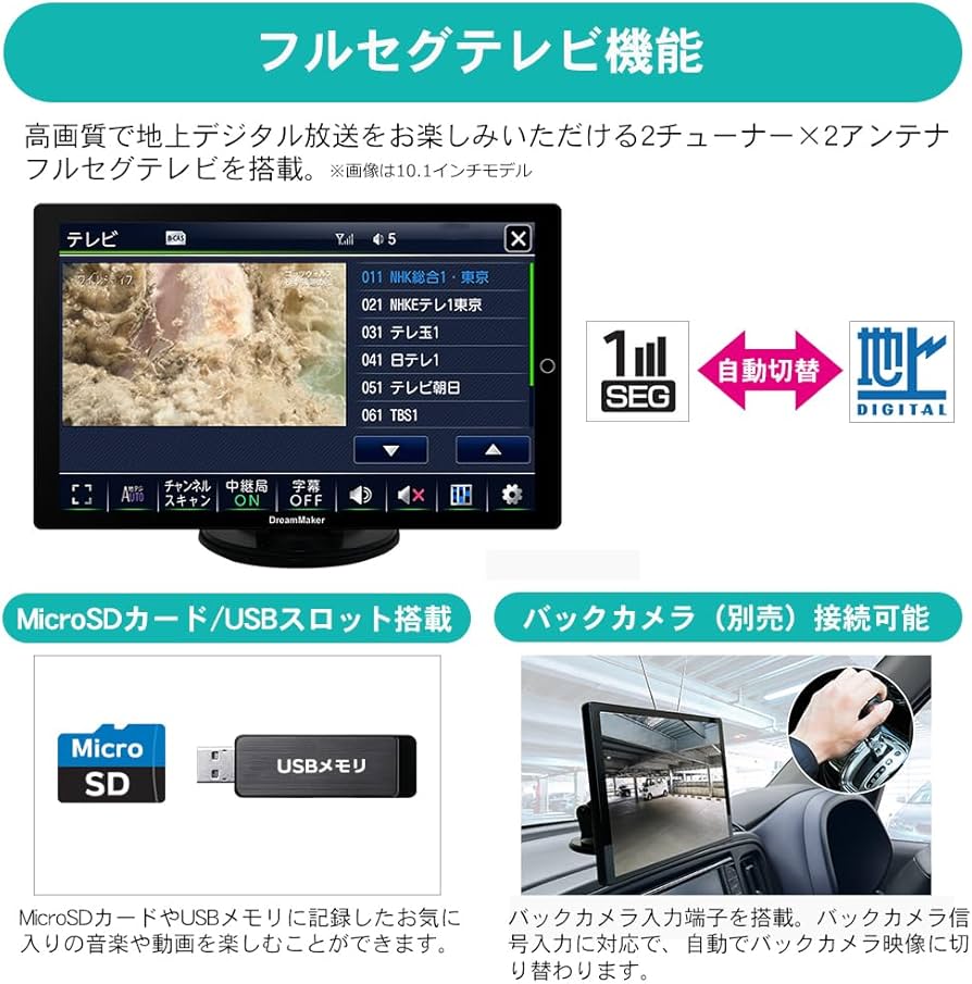 Amazon.co.jp: DreamMaker ディスプレイオーディオ ポータブル