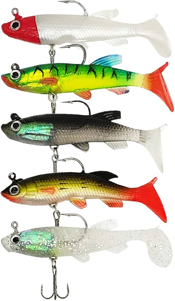 Amazon.co.jp: オルルド釣具 スイムシャッドB 12g 7.5cm 5色 5個セット