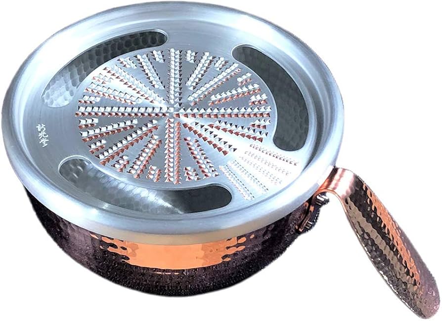 Amazon | 日テレ7公式 純銅手造りおろし器 薬味おろし付き 職人 手作業