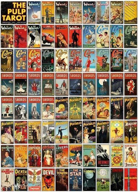 Amazon.co.jp: 正規品The Pulp Tarot ザパルプタロット／レトロ