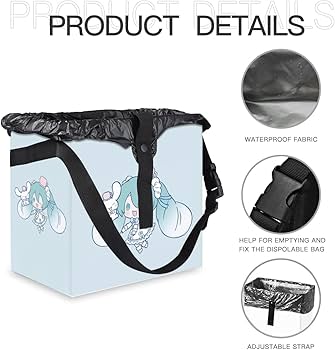 Amazon.co.jp: 車用ゴミ箱 初音ミク miku 美少女 萌え 車用収納ケース