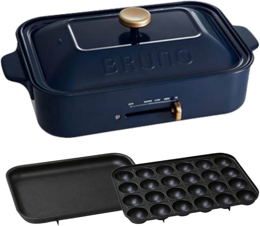 Amazon | BRUNO ブルーノ コンパクトホットプレート 本体 プレート2種