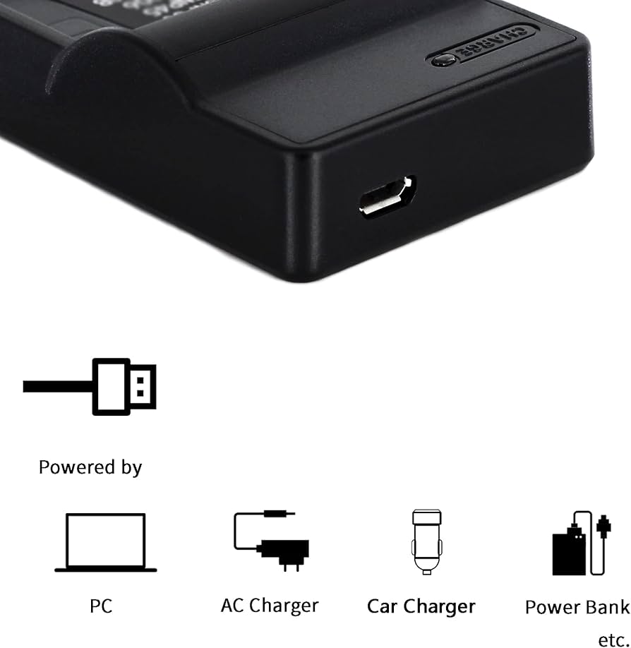 Amazon.com : CGA-S005 USB Charger for Panasonic Lumix DMC-FS1, DMC