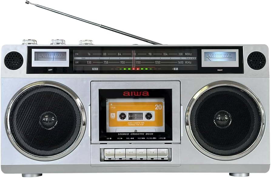 Amazon.co.jp: アイワ ラジカセ シルバー audio -G RCP1 GAA4-RCP0001