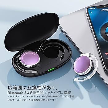 Amazon.co.jp: 耳掛け式イヤホン bluetooth 5.3 ワイヤレスイヤホン 耳