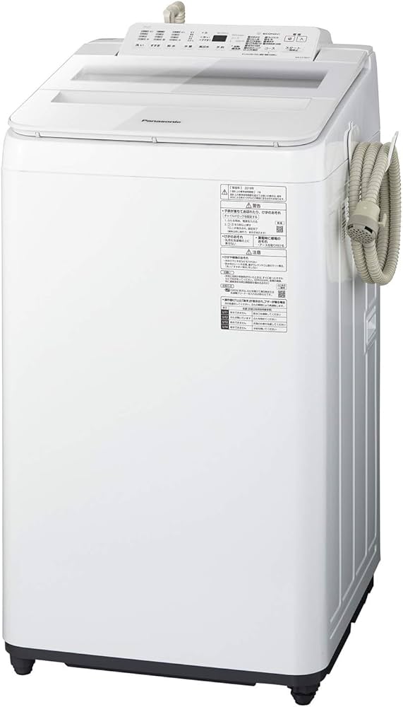 Amazon.co.jp: パナソニック 7kg 全自動洗濯機 泡洗浄 ホワイト NA