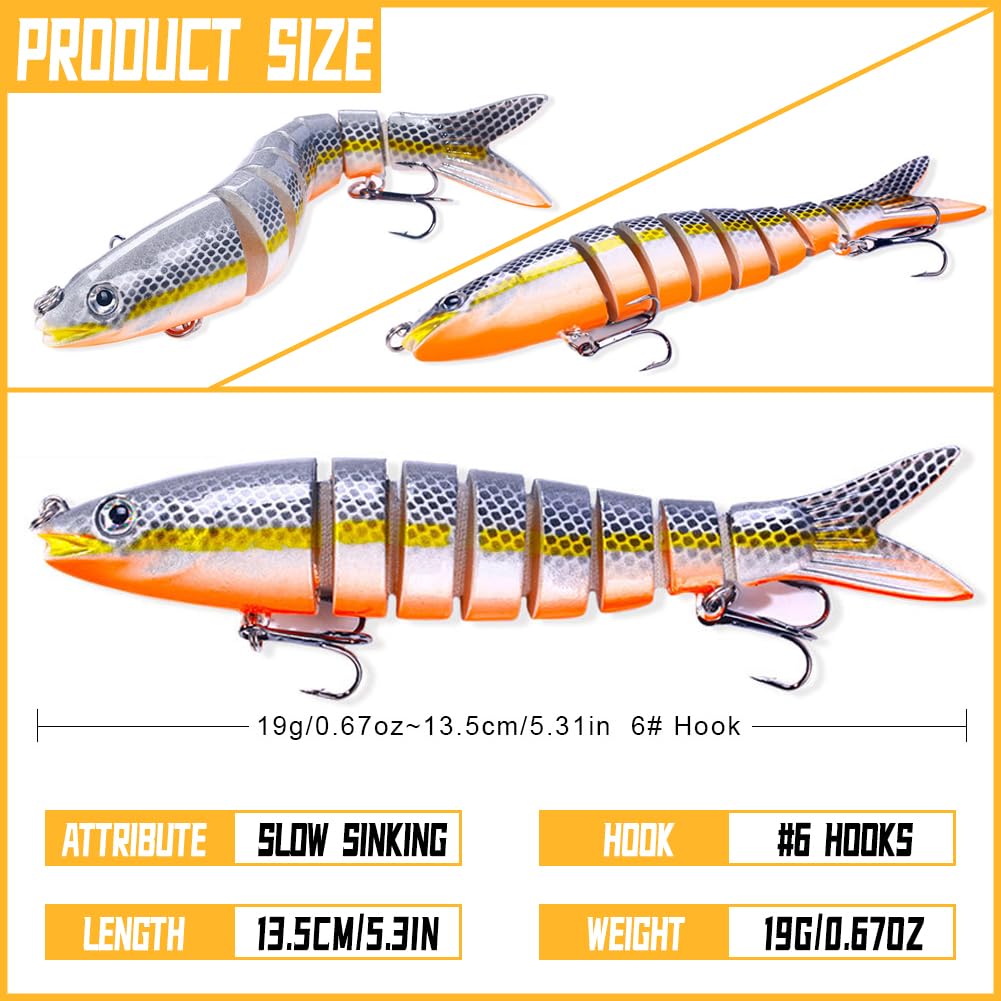 Amazon.co.jp: Mulanimo ビッグベイト シーバス ルアー ジグ セット