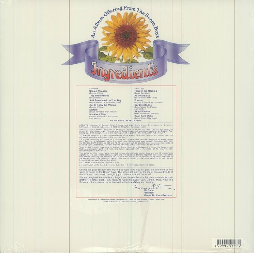 BEACH BOYS - Sunflower - Amazon.com Music