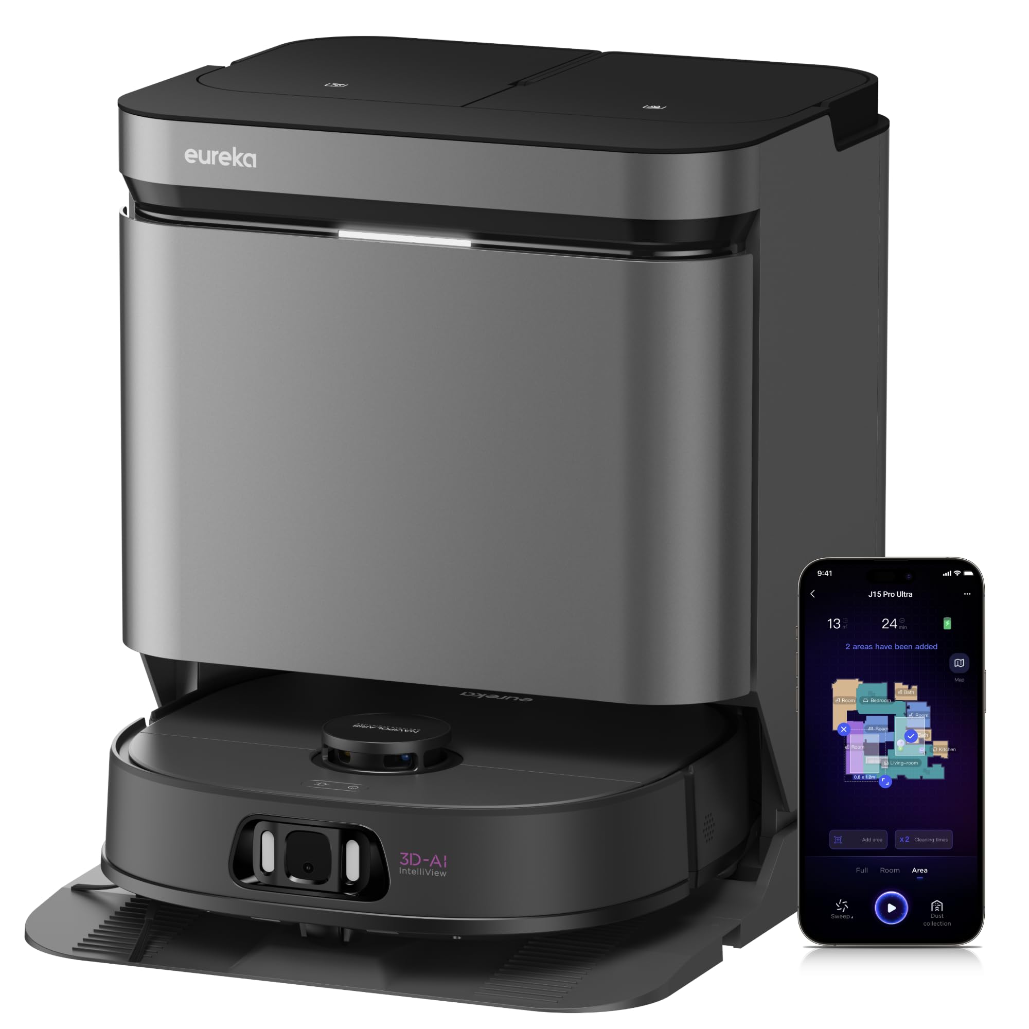 Amazon | EUREKA（ユーリカ） J15 PRO ULTRA ロボット掃除機 16200Pa