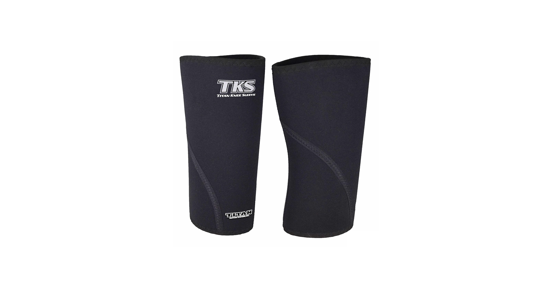 Amazon.com: LiftingLarge Titan TKS 7mm Knee Sleeves USPA - IPL