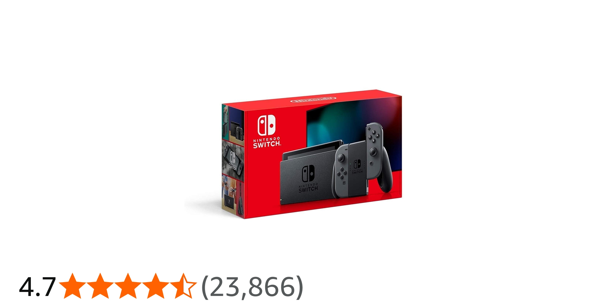 Amazon.co.jp: Nintendo Switch with Gray Joy‑Con - HAC-001 : ゲーム