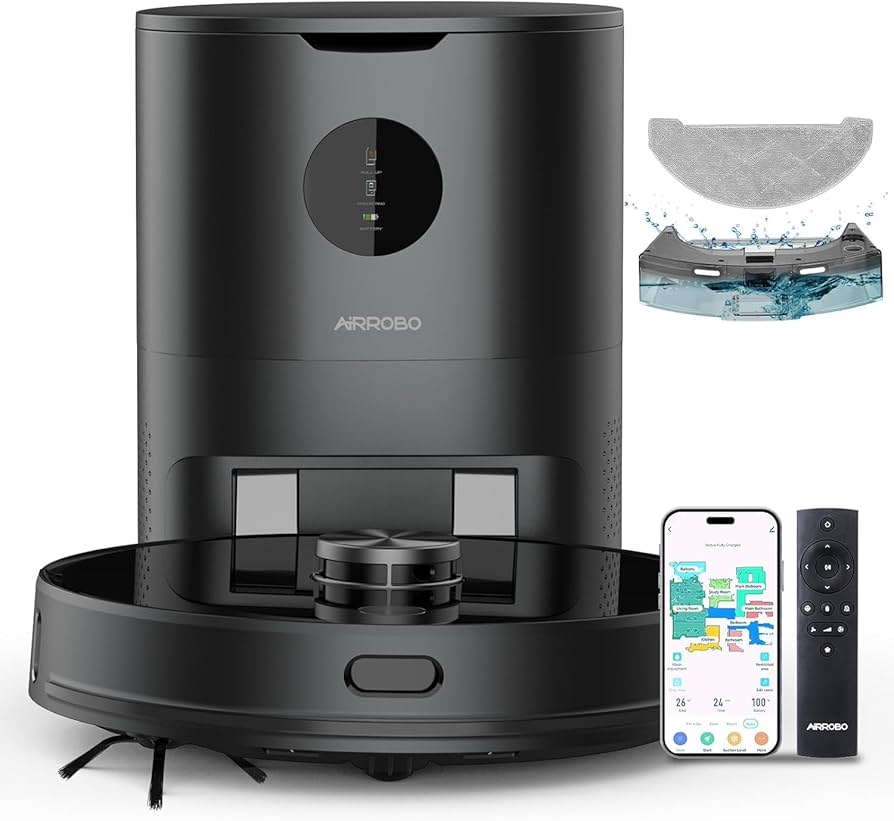 Amazon | AIRROBO ロボット掃除機 自動ごみ収集 レーザー