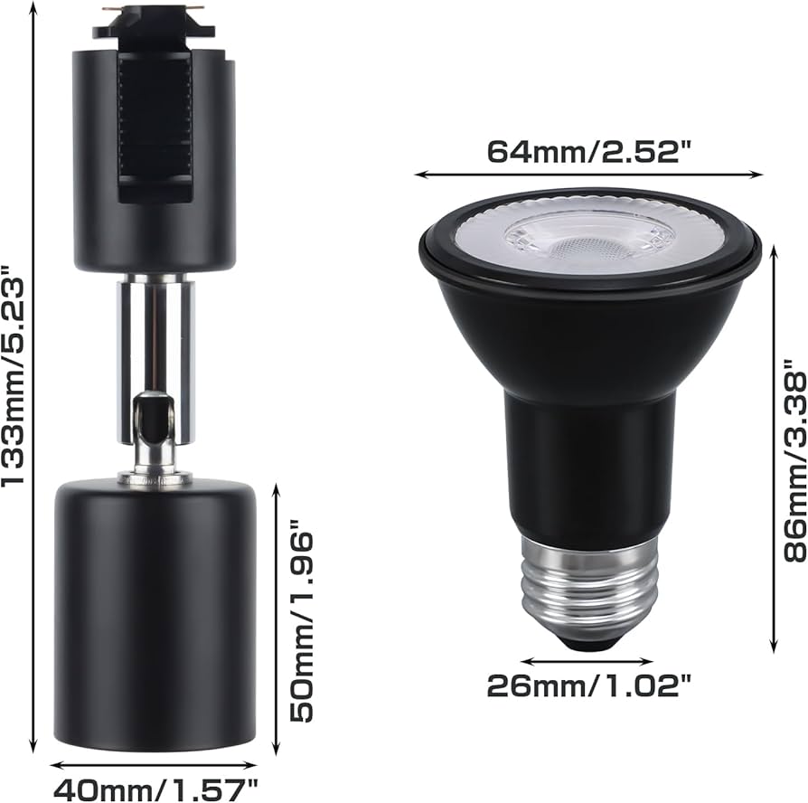 Amazon | szbritelight スポットライト e26 ダクトレールライト 電球