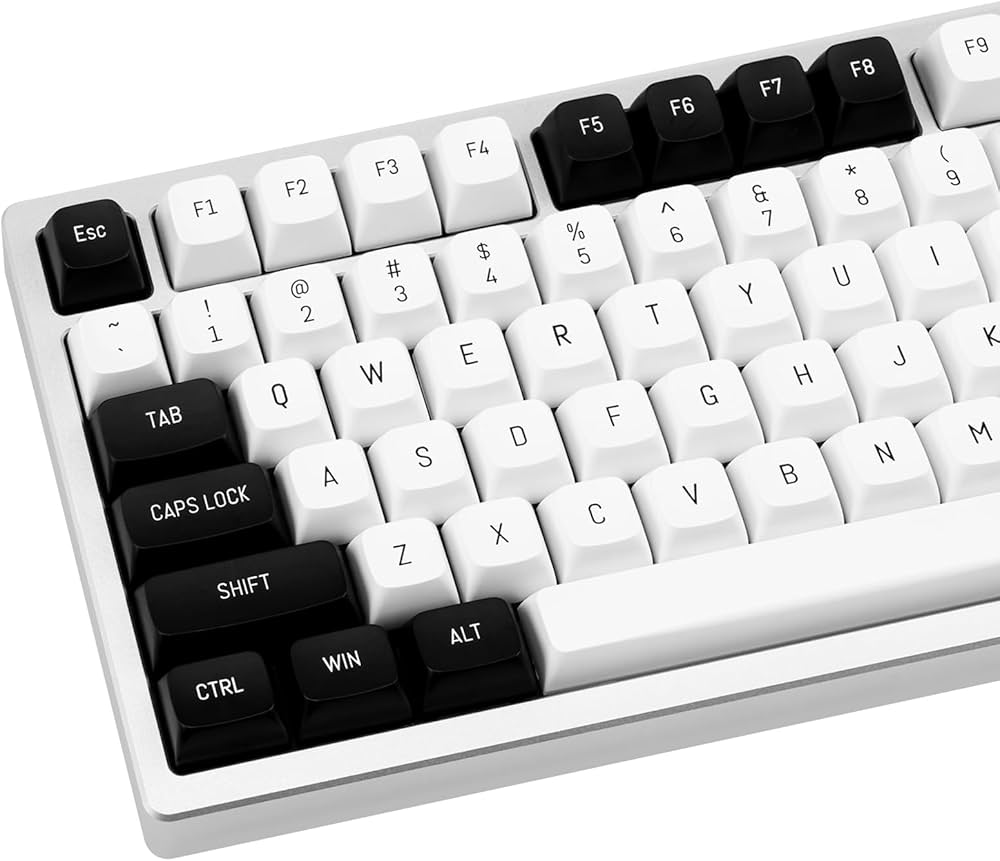 Amazon.co.jp: JOLINTAL 150キーミニマリストブラックとホワイトキー