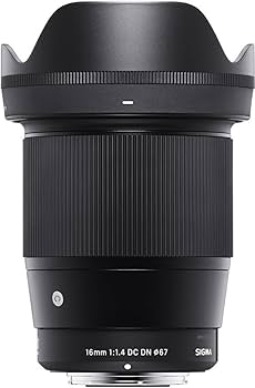 Amazon | SIGMA 16mm F1.4 DC DN | Contemporary C017 | Sony E