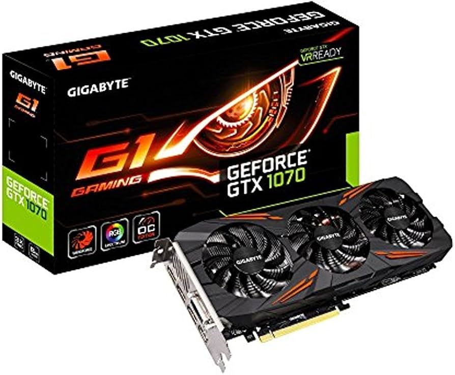 Amazon.com: GIGABYTE GeForce GTX 1070 G1 Gaming Video/Graphics