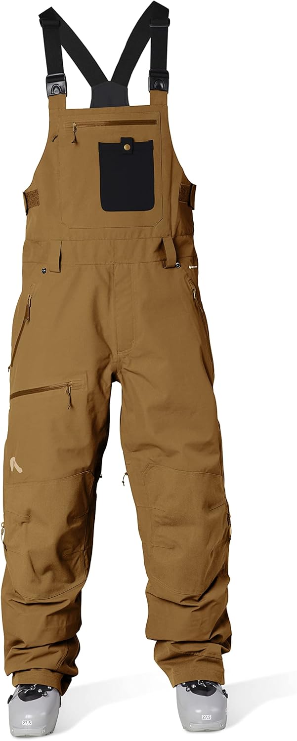 Amazon.co.jp: Flylow メンズ ベイカービブ - 防水 通気性 スキー