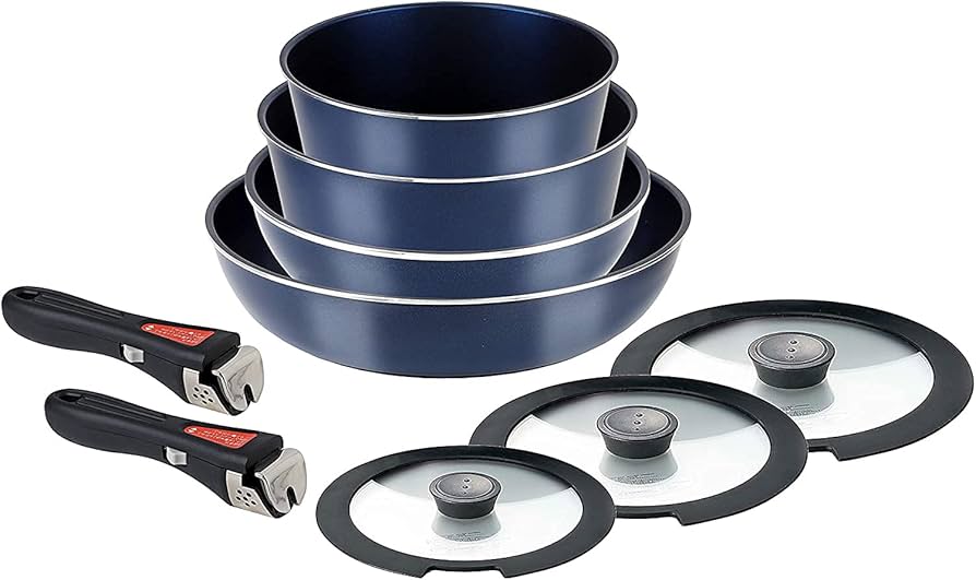 Amazon.co.jp: パール金属 フライパン 鍋 9点 セット IH対応 ダーク
